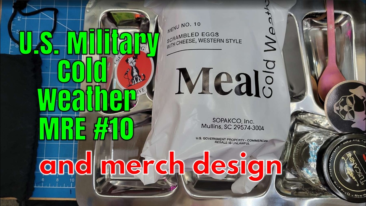 LIVE - Cold Weather MRE #10 - Cheesy Eggs, Western Scram... and designing merch on fourthwall