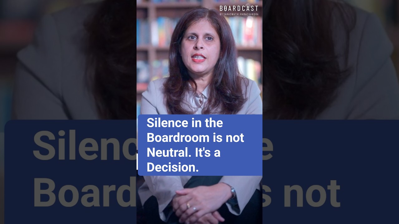 Silence in the boardroom is not neutral.It&rsquo;s a decision.Welcome to BoardCast.#BoardCast  #Governance