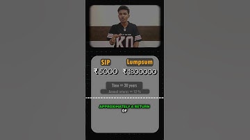 SIP vs lumpsum which is better explained in this #shorts #sip #lumpsum #money #finance #investing
