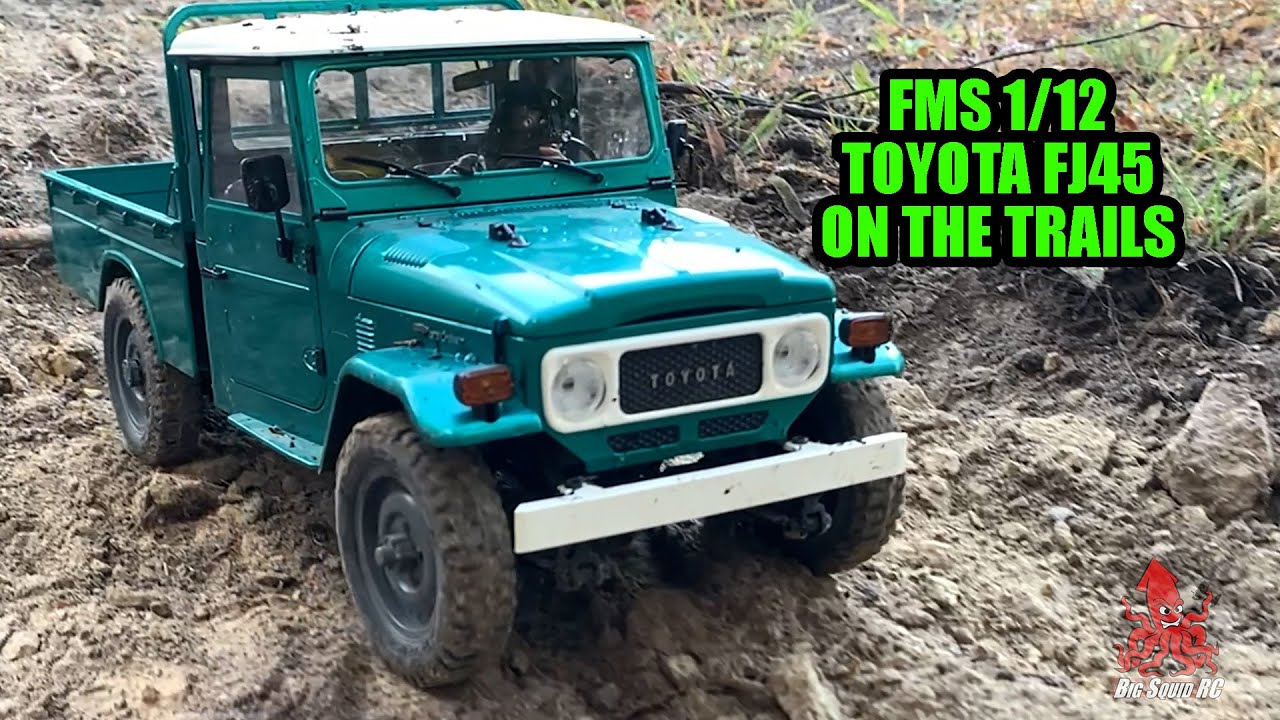 FMS 1/12 Toyota FJ45 On the Trails - YouTube