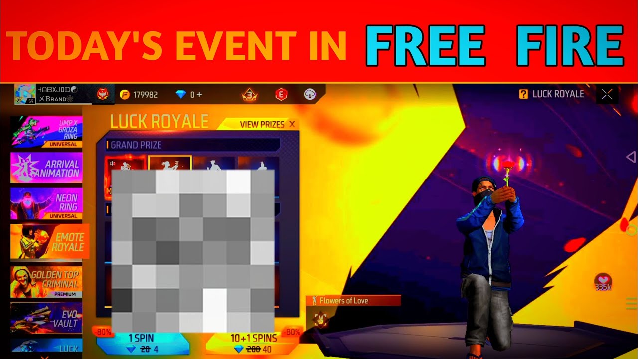 TODAY'S EVENT IN FREE FIRE , PAKISTAN & INDIA SERVER, 4 EVO GUNS AND EMOTES