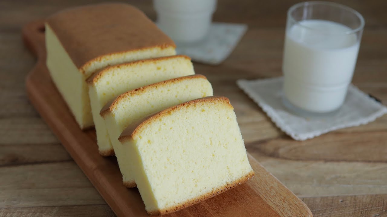 Fluffy Cream Cheese Castella Cake Recipe