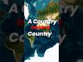 A Country trap inside a Country 😱 #country #geography #history #shorts