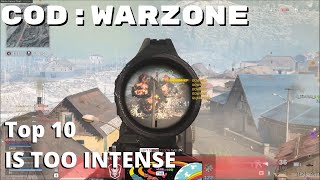 5Th Place Top 10 Is Too Intense Quads - Warzone Battle Royale - Noob Gameplay