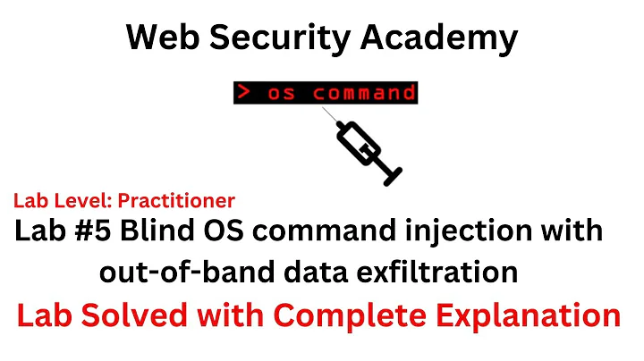 Blind OS command injection with out-of-band data exfiltration (Lab #5) Hindi