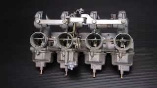 ホンダ絶版旧車【CB750F2】純正キャブレターはこんな感じです。