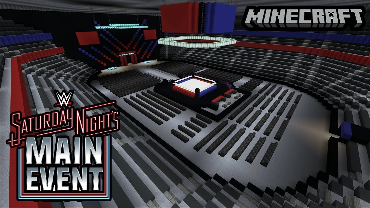 Minecraft | WWE Saturday Night's Main Event (May 2025) Stage Setup & Arena Tour 🔥