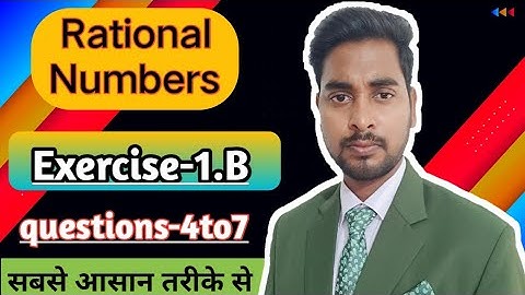 Composite mathematics class 8|| Rational numbers|| Ex. 1B ||Exam Score