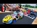 Rc car racing challenge on mini highway  looser will eat jolochip