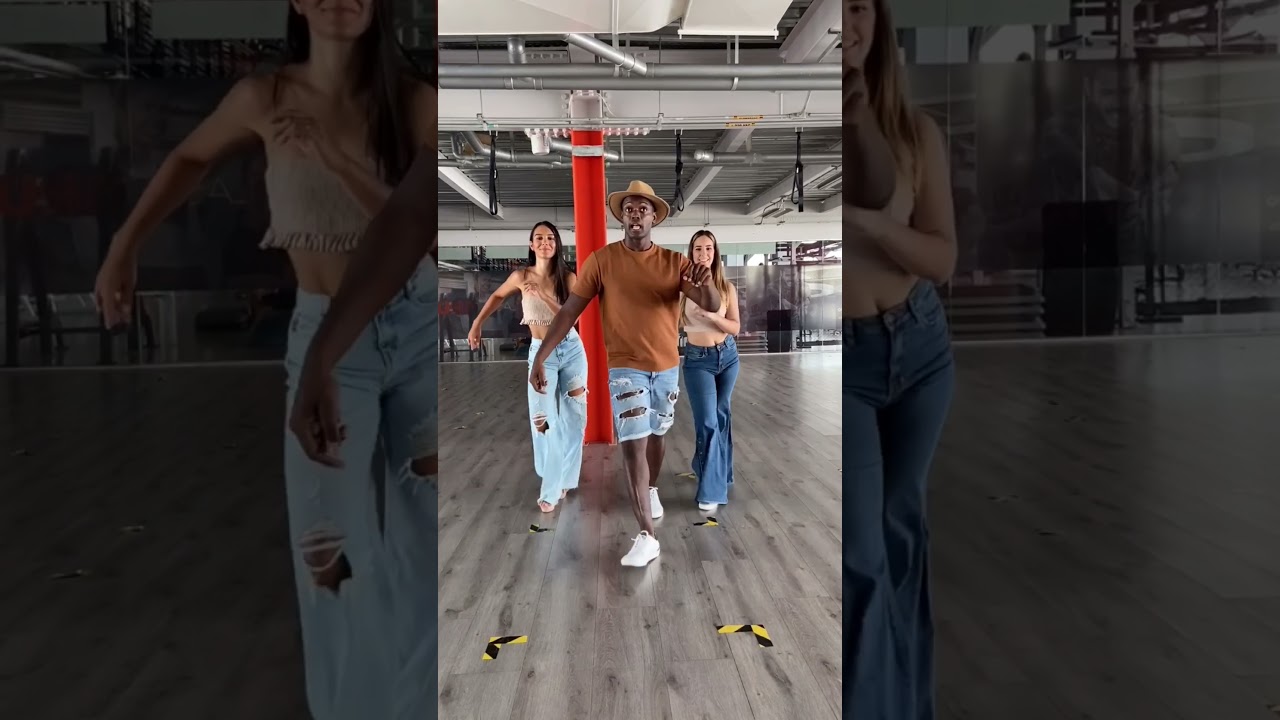 PASOS DE SALSA CALEÑA CON MOLI ALVAREZ, ISABELLA AGUIRRE Y ANDRES LERMA.