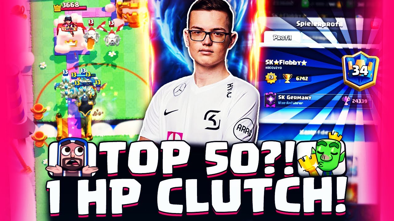 OMG! WIEDER 1 HP!🔥TOP 50 GLOBAL PUSH!🏆FLOBBY RAGED NIE IN SEINEN STREAMS🌚
