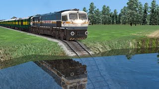 Trains vs Deep Water | Amazing #railway Video - BeamNG.Drive screenshot 4
