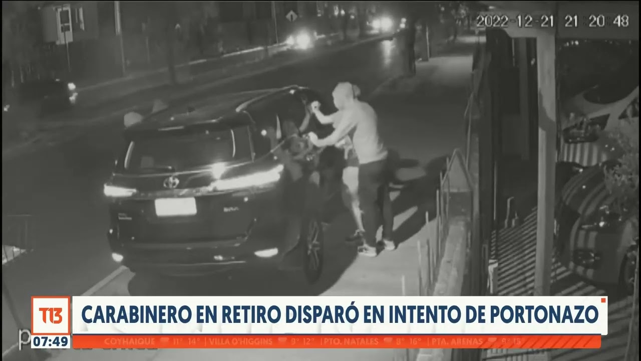 Carabinero (r) mató a hombre que intentó robar su auto en Maipú