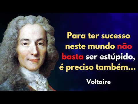 Frases e citações de Voltaire que deixarão você em reflexão