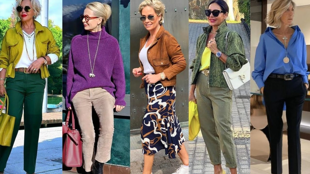 Looks PARA 50 e 60 ANOS modernos e descontraídos. 😊