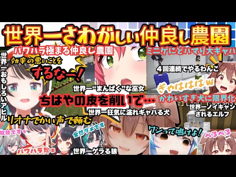 増える仲間と"世界一ハイテンション"な農園になれば見所満載!パワハラアヒルにツッコムわんこが激おもろミニゲームにどハマりで大ギャハする金策ホロサバ3日目まとめ【戌神ころね/さくらみこ/大空スバル】