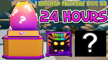 I HATCHED THE MYSTERY EGG V3 FOR 24 HOURS IN MINING SIMULATOR 2 ROBLOX