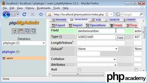PHP Tutorials: Register & Login: Email activation (Part 1)