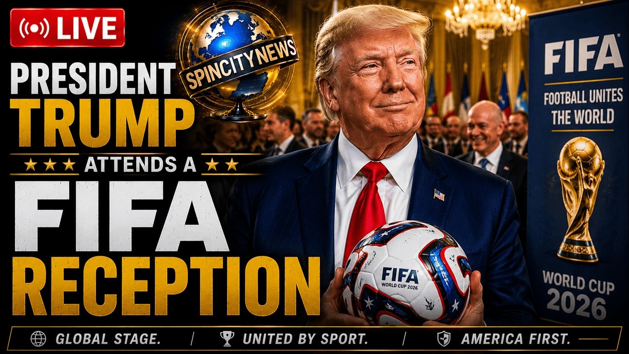 President Trump Attends a FIFA Reception 📱