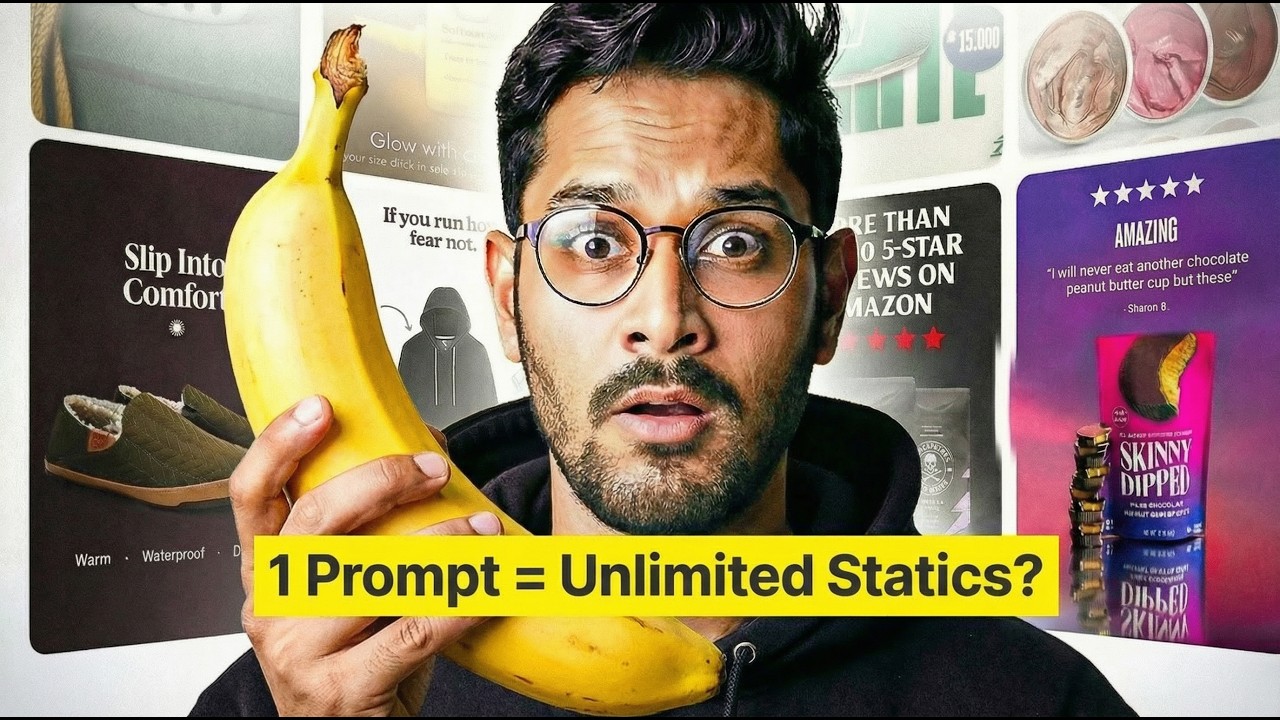 How to Create Static Ads using Nano Banana - YouTube