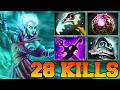 28 Kills Death Prophet !! Death Prophet Dota 2 Mid Carry Pro Gameplay Build 7.41