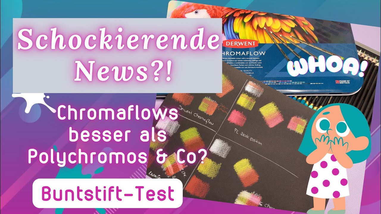 Wie gut sind die Derwent Chromaflow wirklich? Ich teste und vergleiche sie für Dich!