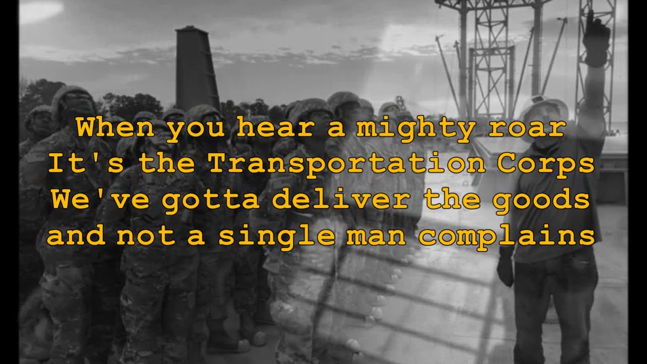 The Army Transportation Corps Song