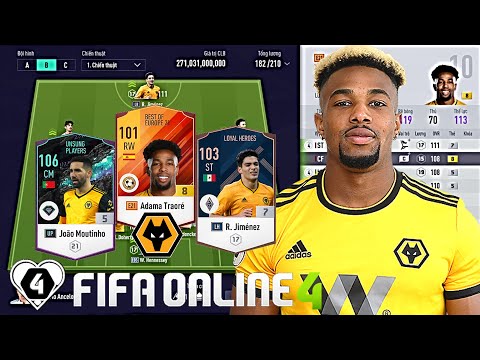 Xây Dựng & Trải Nghiệm "Gã Lực Điền" ADAMA TRAORÉ +8 Và Team Color WOLVERHAMPTON Xuất Sắc Nhất FO4