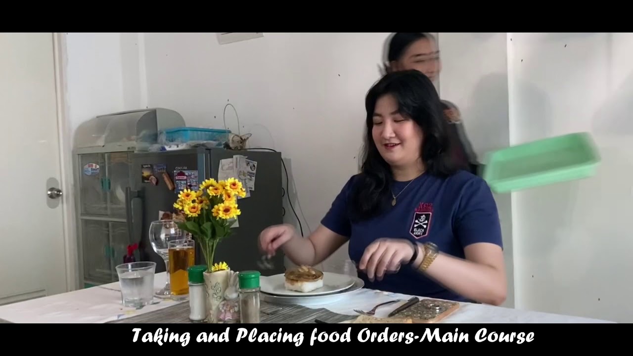 FOOD BEVERAGE SERVICE SEQUENCE SORIANO YouTube