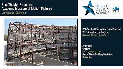 2021 PCI Design Awards Winner: Academy Museum of Motion Pictures