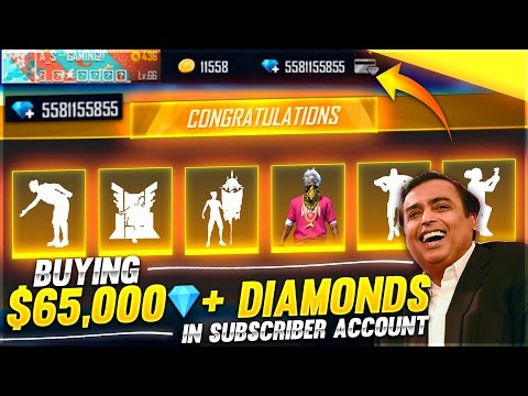 Buying 30,000 Diamonds & Dj Alok And All Emote From Store In Noob Brother Id đ - Garena Free Fire
