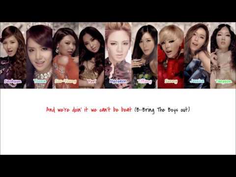 {Re-Uploaded} Snsd The Boys Color-Coded Lyrics