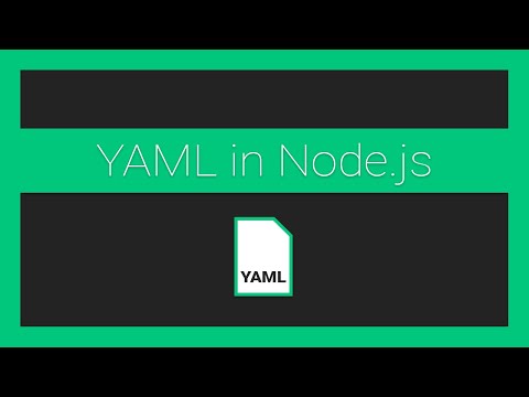 Getting Started with YAML in Node