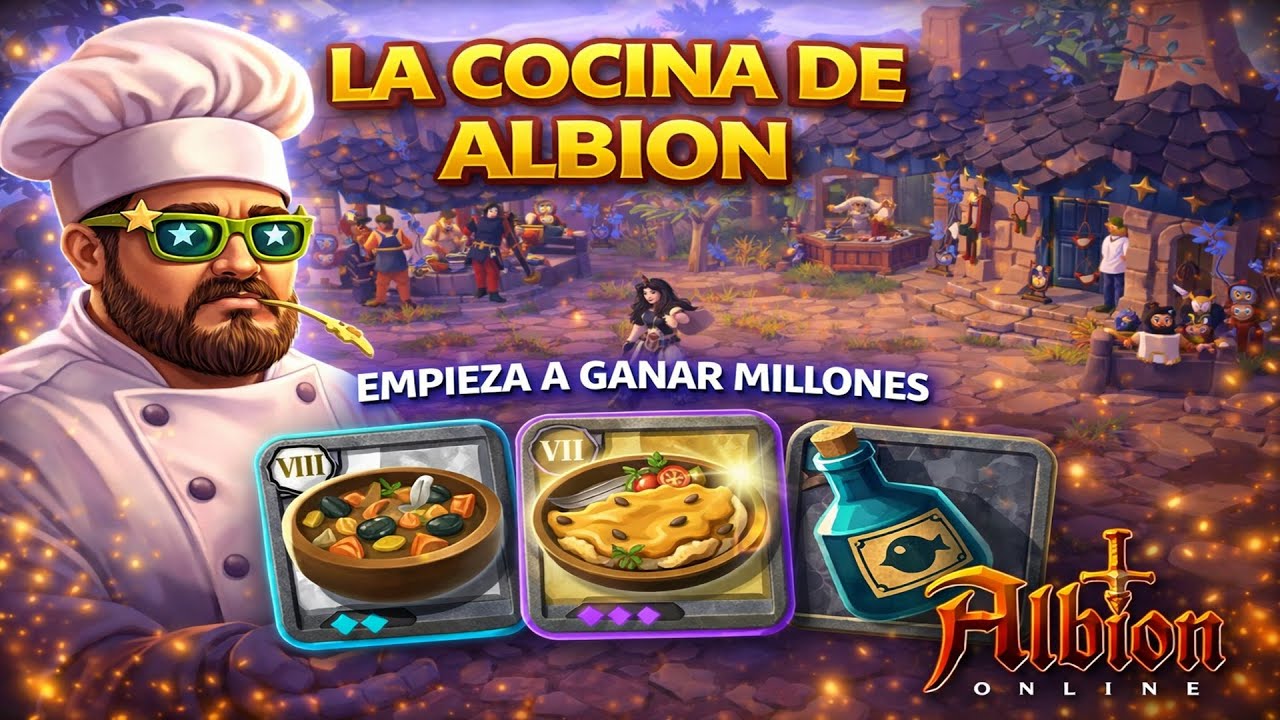 La Profesión más ESTABLE de #albiononline  | Guía Completa de COCINA 2026