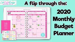 2020 Budget Planner flip-through