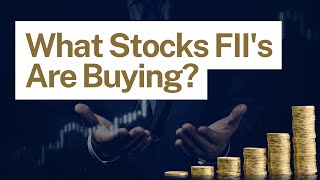4 stocks FII&#39;s are buying currently | Updated 2023 | EQSIS