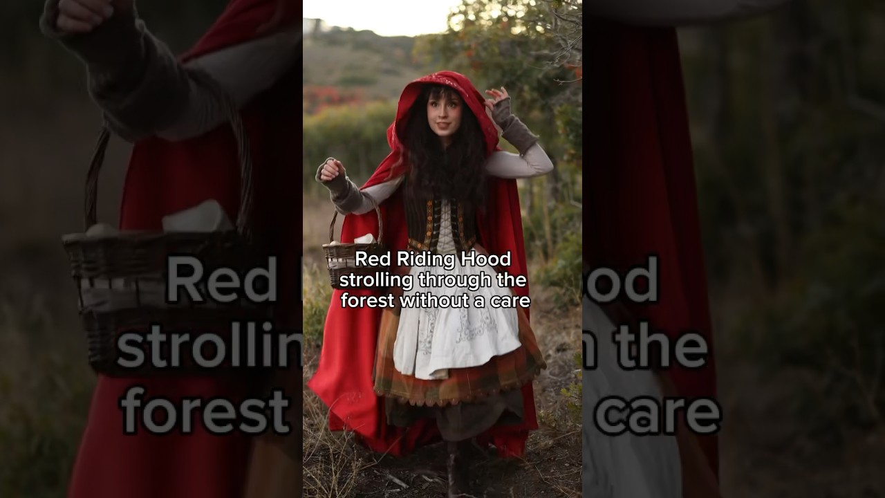 Scary dog privilege - Red Riding Hood & Big Bad Wolf w/ @halcybella 🐺🧺✨