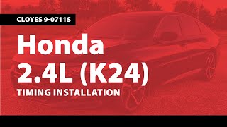 Honda 2.4L (K24) Timing Chain Replacement