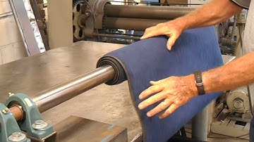 Rolling A 3X5 Rubber Back Dust Control Mat