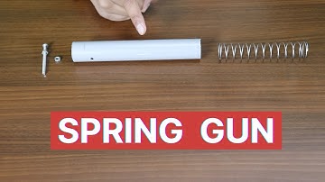 Spring Gun | Spring Potential Energy | Physics