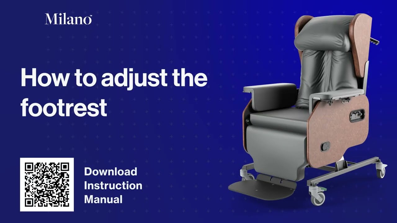 Milano How to adjust the footrest MIL-002