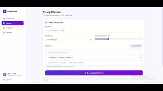 StudyFlow App Full Tour | Free Pomodoro Timer &amp; Study Planner for Students