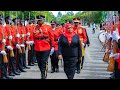 TANZANIA NEW PRESIDENT SAMIA SULUHU HASSAN INSPECTS A GUARD OF HONOR AFTER BEING SOWRN IN!!