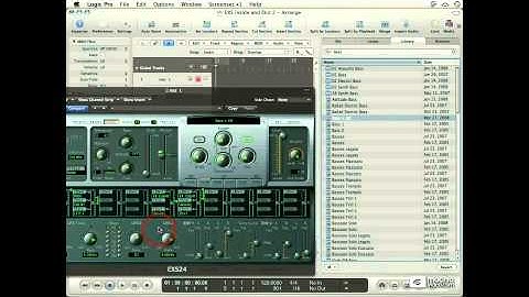 Logic 102: Exploring The EXS24 - 03. Loading Sampler Instruments