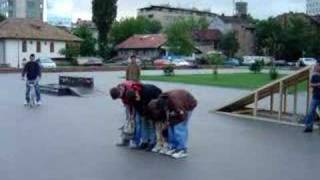 Sarajevo Skatepark 4-man Jump Flip