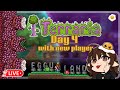 Day 4 in terraria with a new player flesh wall  terraria  vtubers 