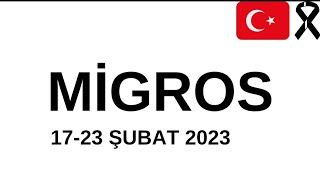 Mi̇gros Cumadan Cumaya Firsat Ürünleri̇ 17 - 23 Şubat Tarihleri̇ Arasi Geçerli̇