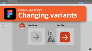 Figma Tips ⚡ - Change variants in prototypes with variables