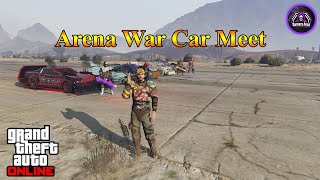 تجمع العمالقة فى قراند اونلاين | GTA 5 Online Car Meet AreaWar