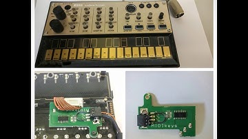 KORG Volca Keys - MIDIkeys MIDI mod Installation Video